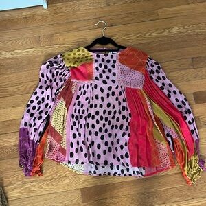ANTHROPOLOGIE BL-NK Miranda blouse size XS
